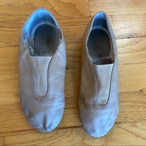 Bloch Tan Jazz Shoes Slippers - W 5, fits Kids 3.5